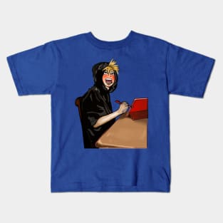 Anime hero Angry blond boy / Kids T-Shirt